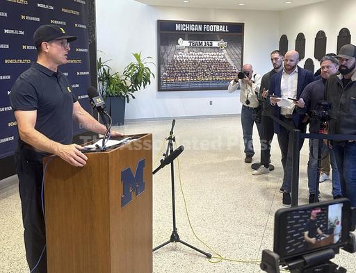 Jim Harbaugh says Sherrone Moore will lead No. 2 Michigan if a judge doesn't rule in school's favor - Vimarsana News