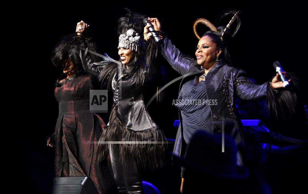 Matt Sayles FILE - Patti LaBelle, from left, Nona Hendryx, and Sarah Dash of the group LaBelle greet the crowd during a concert in Los Angeles on Jan. 29, 2009. Dash, who co-founded of the all-female singing group, best known for their raucous 1974 hit “Lady Marmalade,” has died. She was 76. Labelle and Hendryx announced their bandmate's death Monday on social media. (AP Photo/Matt Sayles, File)