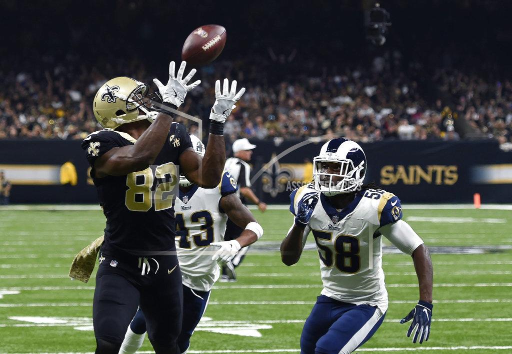 APTOPIX Rams Saints Football