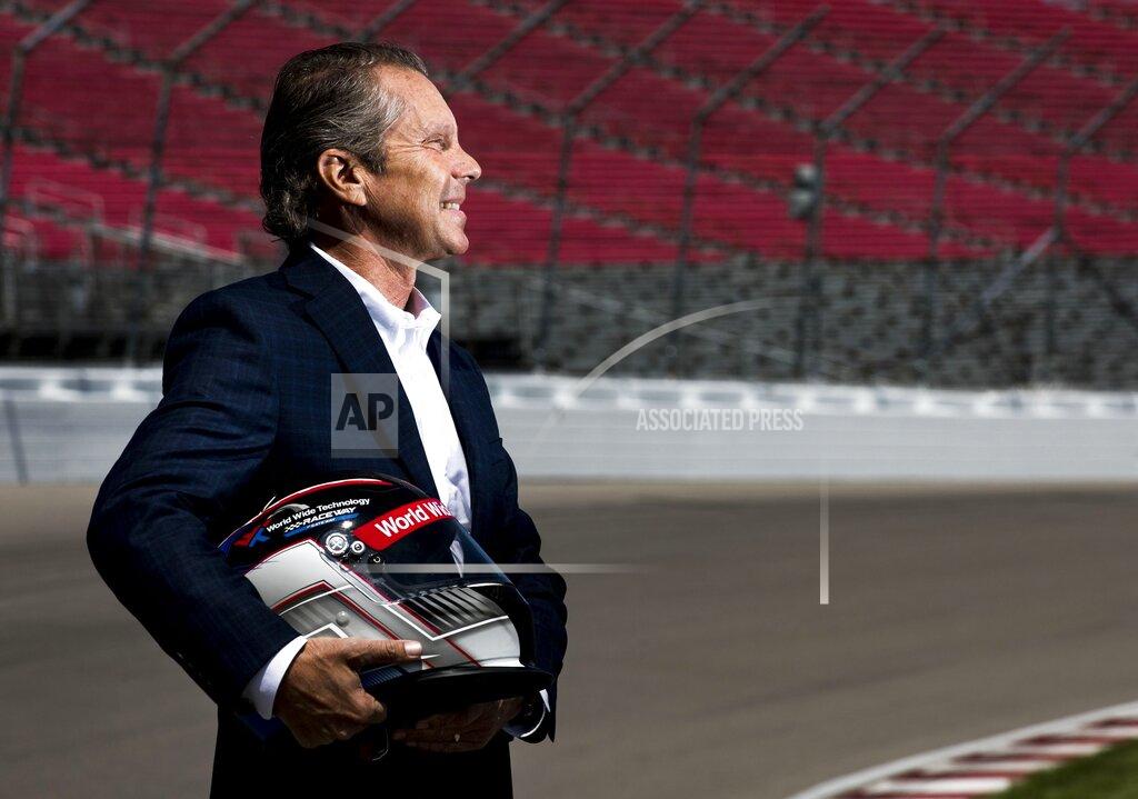 Colter Peterson Curtis Francois, World Wide Technology Raceway owner, poses for a portrait on the track in Madison, Ill. on Monday, May 23, 2022. The raceway is preparing to host its first NASCAR Cup Series race on June 5th. (Colter Peterson/St. Louis Post-Dispatch via AP)