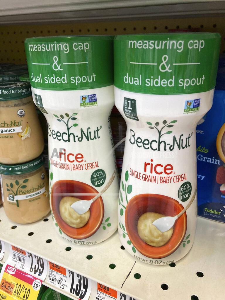 Beech-Nut issues a baby rice cereal recall over arsenic levels