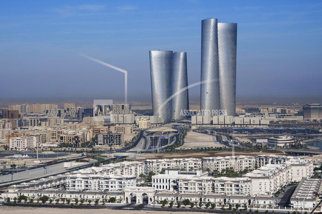 Pavel Golovkin A view of the Lusail plaza towers in Lusail downtown, Qatar, Thursday, Nov. 24, 2022. (AP Photo/Pavel Golovkin)