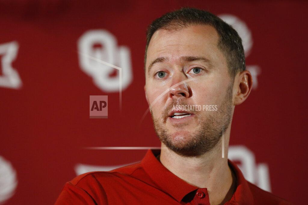 Sue Ogrocki Oklahoma head coach Lincoln Riley answers a question during an NCAA college football media day news conference in Norman, Okla., Friday, Aug. 2, 2019. Riley has done everything his first two years as Oklahoma's coach, including coaching two Heisman winners. But he hasn't won a national title. (AP Photo/Sue Ogrocki)