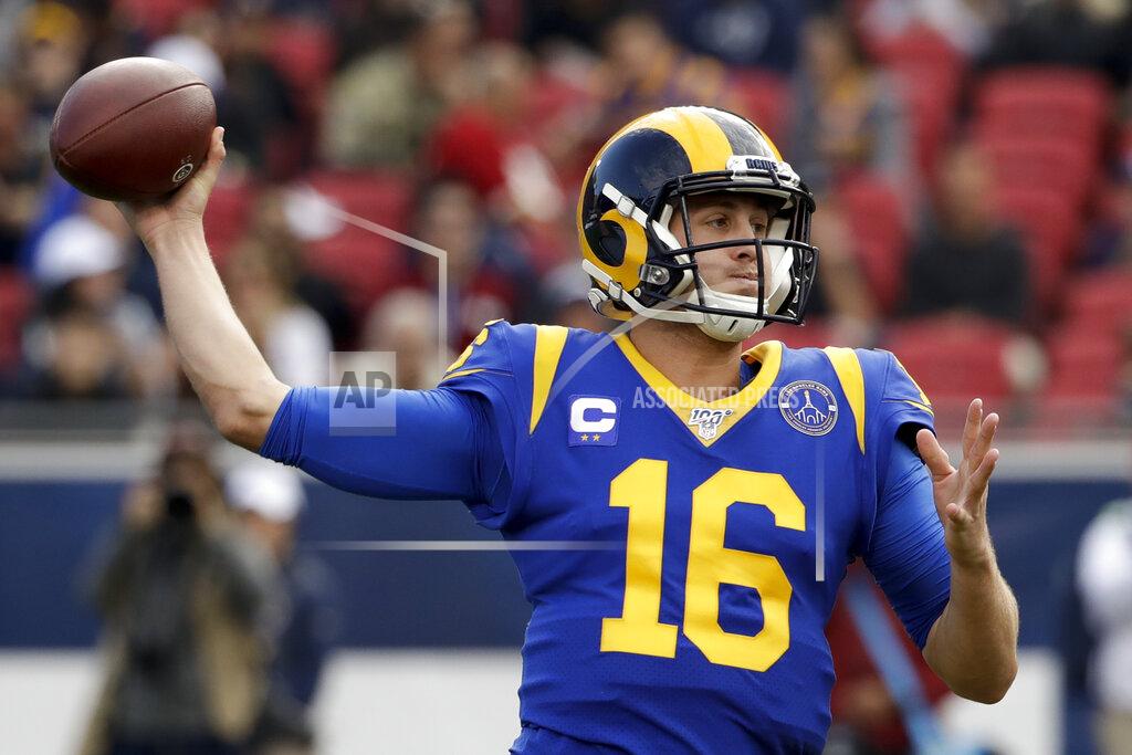 Marcio Jose Sanchez FILE - In this Dec. 29, 2019, file photo, Los Angeles Rams quarterback Jared Goff passes against the Arizona Cardinals during first half of an NFL football game in Los Angeles. Goff was disappointed to end his partnership with two good friends when the Los Angeles Rams released Todd Gurley and traded Brandin Cooks. (AP Photo/Marcio Jose Sanchez, File)