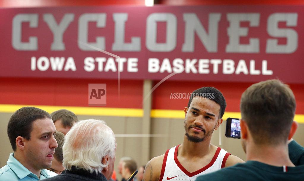 Charlie Neibergall Iowa State guard Nick Weiler-Babb speaks to reporters during Iowa State's NCAA college basketball media day, Thursday, Oct. 11, 2018, in Ames, Iowa. (AP Photo/Charlie Neibergall)
