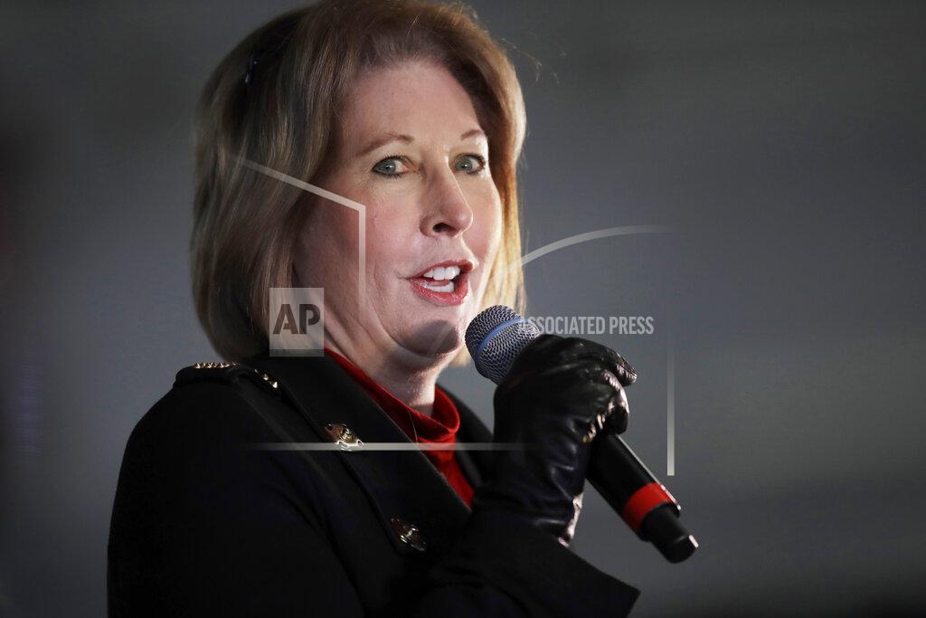 Ben Margot FILE - In this Dec. 2, 2020 file photo, Attorney Sidney Powell, speaks during in Alpharetta, Ga. Former Trump attorney Sidney Powell says she created a legal defense fund to protect the integrity of U.S. elections. A company suing Powell over her baseless claims of a rigged presidential election says the true beneficiary of her social welfare organization is Powell herself. Dominion Voting Systems claims Powell raided Defending the Republic’s coffers to pay for personal legal expenses. (AP Photo/Ben Margot, File)