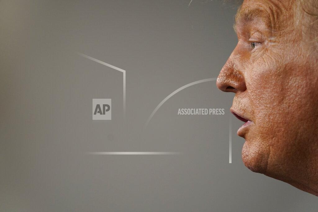 President Donald Trump speaks during a news conference at the White House, Thursday, July 30, 2020, in Washington. (AP Photo/Evan Vucci)