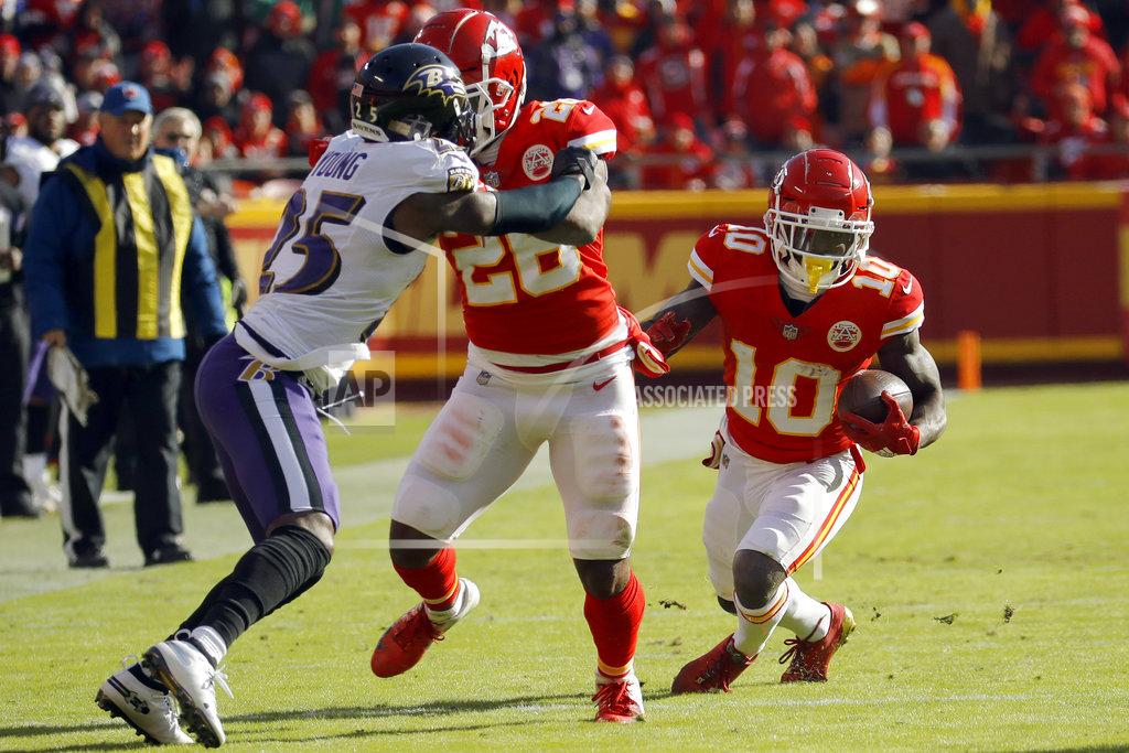 Tyreek Hill, Damien Williams, Tavon Young