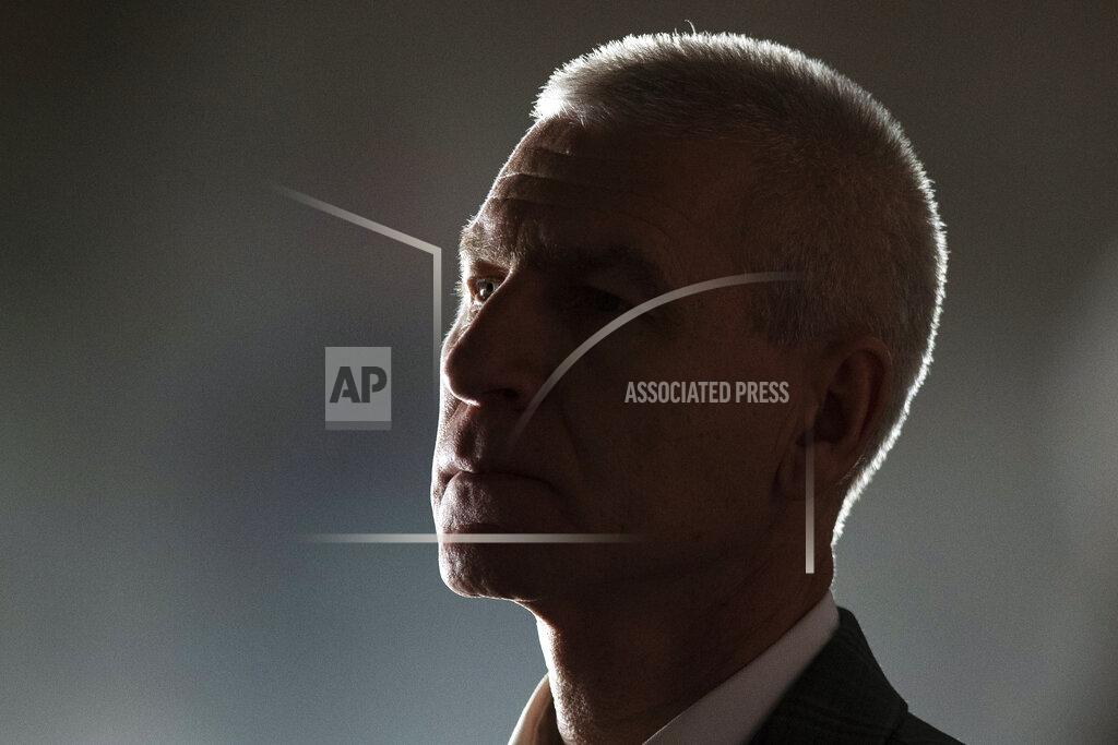 Pavel Golovkin Russian Sports Minister Oleg Matytsin attends an opening ceremony of the Russian Winter 2020 athletics competition in Moscow, Russia, Sunday, Feb. 9, 2020. (AP Photo/Pavel Golovkin)