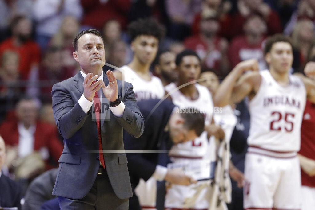 Darron Cummings Indiana head coach Archie Miller encourages his team during the first half of an NCAA college basketball game against Louisiana Tech, Monday, Nov. 25, 2019, in Bloomington, Ind. (AP Photo/Darron Cummings)