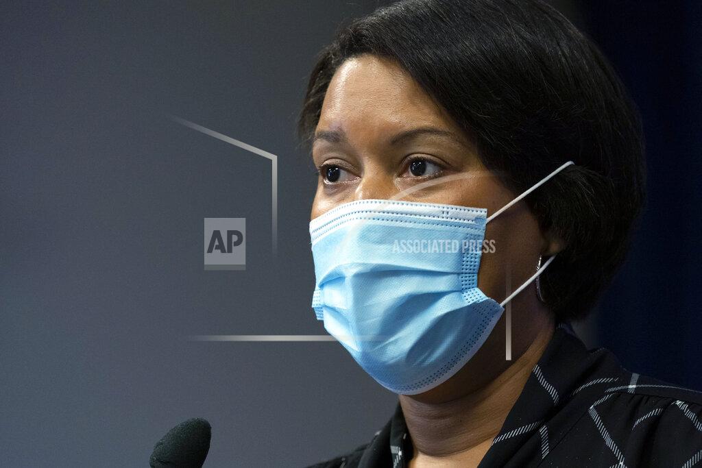 Alex Brandon District of Columbia Mayor Muriel Bowser speaks during a press briefing Monday, Sept. 14, 2020, in Washington. (AP Photo/Alex Brandon)