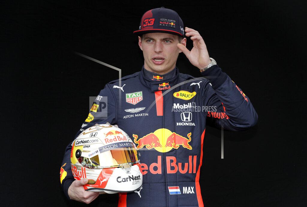 Rick Rycroft FILE - In this March 12, 2020, file photo, Red Bull driver Max Verstappen of the Netherlands poses for a photo at the Australian Formula One Grand Prix in Melbourne. Four months after the opening race was called off amid last-minute pandemonium the Formula One season finally gets underway this weekend in Austria.(AP Photo/Rick Rycroft, File)
