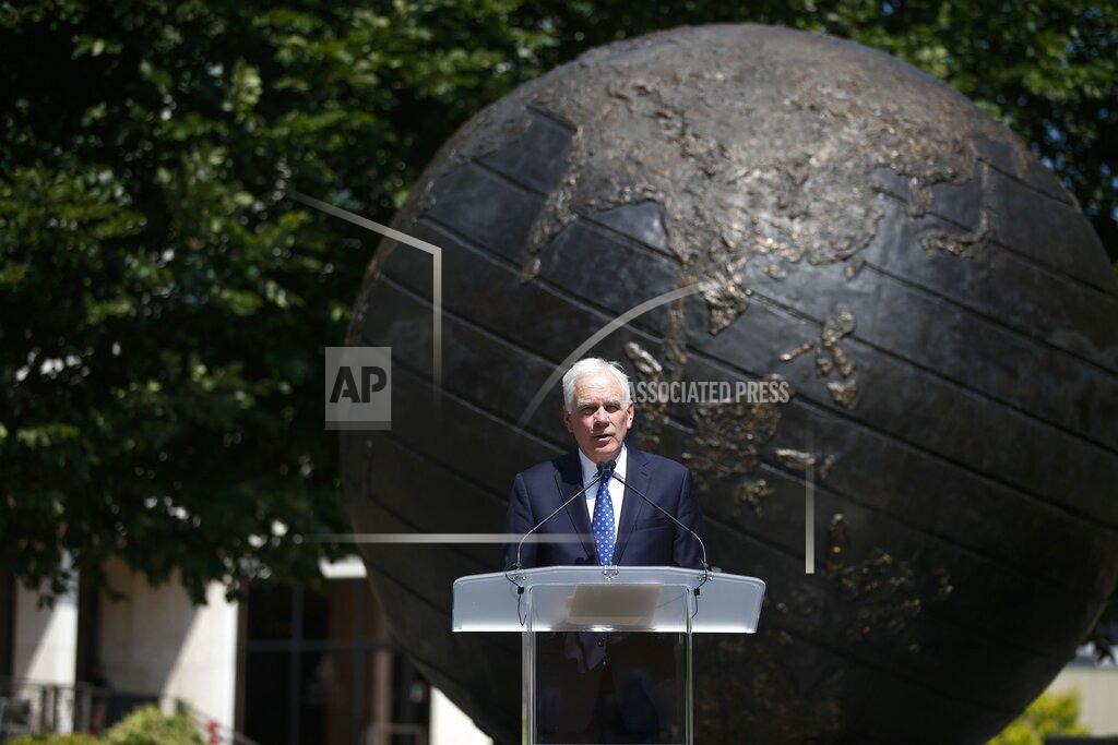 Michael Noble Jr. John O'Connor speaks after his appointment as Oklahoma's Attorney General on Friday, July 23, 2021, in Tulsa, Okla. O'Connor fills a vacancy left in May when former Attorney General Mike Hunter stepped down suddenly. (Michael Noble Jr./Tulsa World via AP)