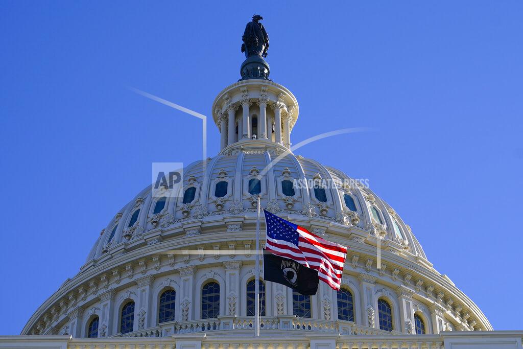 Pablo Martinez Monsivais The U.S. Capitol as seen on Tuesday, Dec. 29, 2020, in Washington. (AP Photo/Pablo Martinez Monsivais)