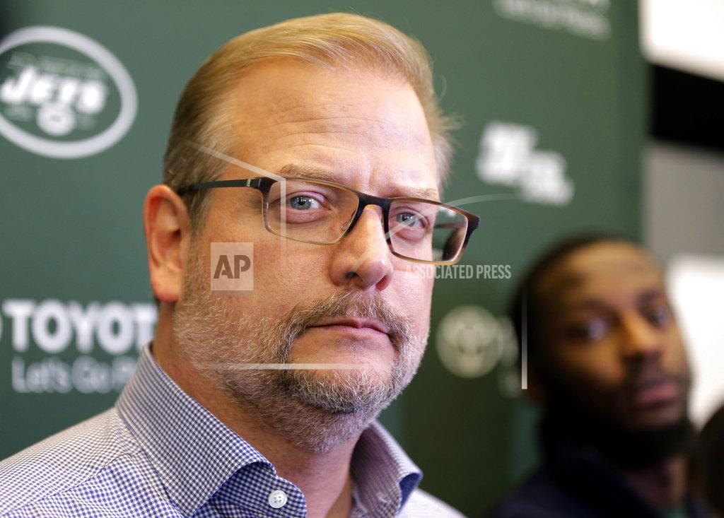 Seth Wenig New York Jets general manager Mike Maccagnan speaks to reporters in Florham Park, N.J., Monday, Dec. 31, 2018. After firing Todd Bowles on Sunday night, the New York Jets are focused on bringing in someone who will be able to lead a franchise that has missed the playoffs for eight straight seasons but has a promising young quarterback in Sam Darnold and expects to be busy in free agency this offseason. (AP Photo/Seth Wenig)