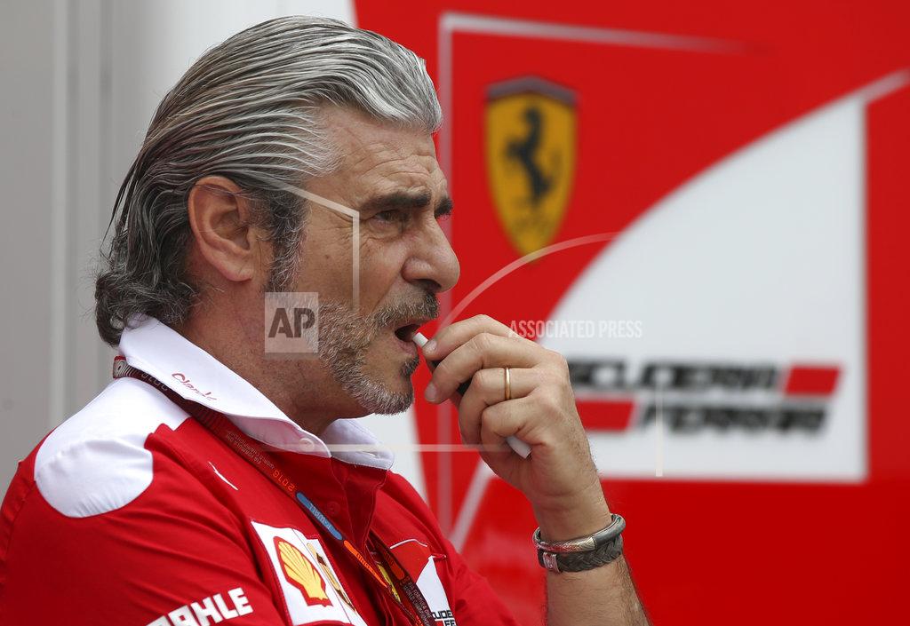 Luca Bruno FILE - In this June 19, 2016 file photo, Ferrari team principal Maurizio Arrivabene grimaces prior to the start of the Formula One Grand Prix of Europe at the Baku circuit, in Baku, Azerbaijan. Ferrari has replaced Maurizio Arrivabene with Mattia Binotto as team principal following another failed Formula One title chase. Binotto had been working as Ferrari's chief technical officer, having been with the team for nearly 25 years. Ferrari says in a statement, “After four years of untiring commitment and dedication, Maurizio Arrivabene is leaving the team. The decision was taken together with the company’s top management after lengthy discussions related to Maurizio’s long term personal interests as well as those of the team itself.” (AP Photo/Luca Bruno, file)