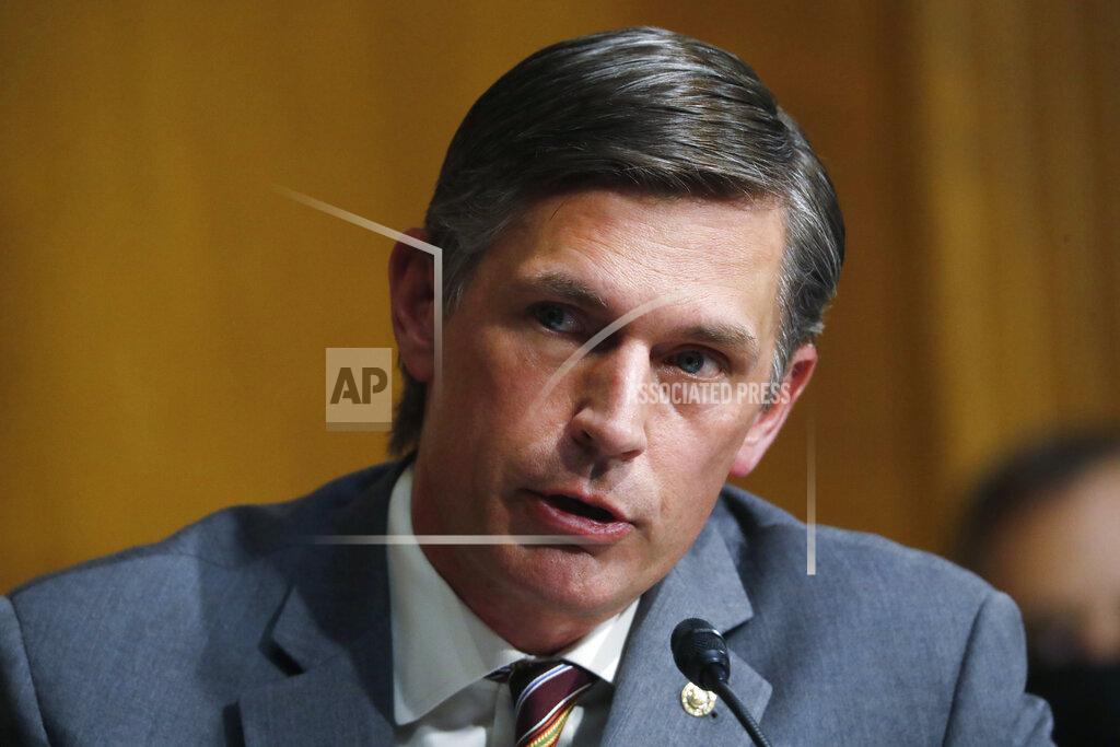 Andrew Harnik Sen. Martin Heinrich, D-N.M., speaks during a Senate Intelligence Committee nomination hearing for Rep. John Ratcliffe, R-Texas, on Capitol Hill in Washington, Tuesday, May. 5, 2020. The panel is considering Ratcliffe's nomination for director of national intelligence. (AP Photo/Andrew Harnik, Pool)