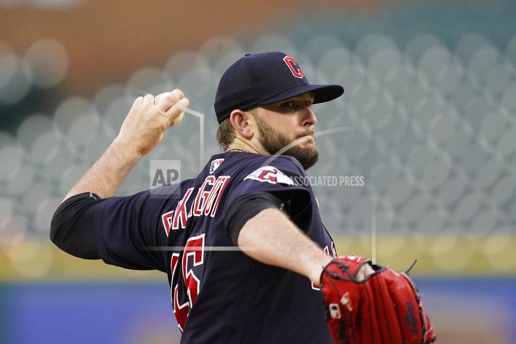 Carlos Osorio Cleveland Guardians starting pitcher Konnor Pilkington throws during the first inning of a baseball game against the Detroit Tigers, Thursday, May 26, 2022, in Detroit. (AP Photo/Carlos Osorio)
