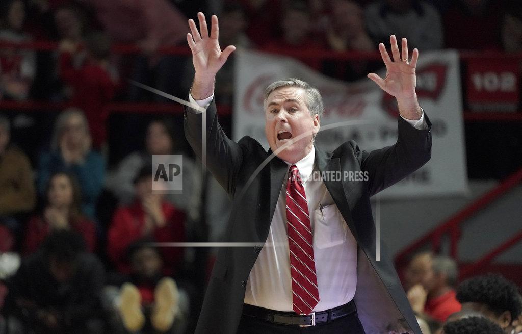 Tim Broekema Western Kentucky head coach Rick Stansbury yells directions to his team during the second half of an NCAA college basketball game against Wisconsin, Saturday, Dec. 29, 2018, in Bowling Green, Ky. (AP Photo/Tim Broekema)