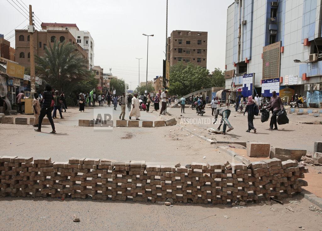 Marwan Ali People stage a sit-in demanding a return to civilian rule and to protest the nine people who were killed in anti-military demonstrations last month, in Khartoum, Sudan, Monday, July 4, 2022. (AP Photo/Marwan Ali)