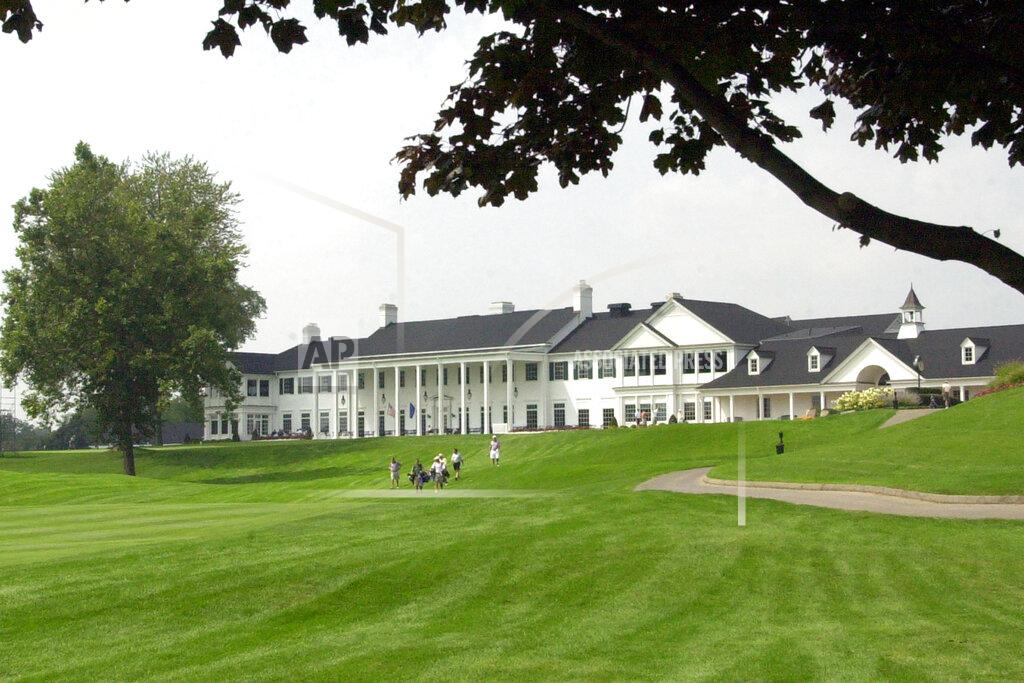 Carlos Osorio FILE - The Clubhouse at Oakland Hills Country Club is shown on Sept. 3, 2004, in Bloomfield Township, Mich. Firefighters battled a blaze at the more than century-old country club Thursday, Feb. 17, 2022, in suburban Detroit that's hosted several major golf tournaments and is one of Michigan's most exclusive golf clubs. (AP Photo/Carlos Osorio, File)