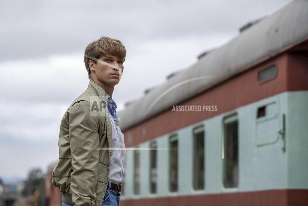 Daniel Rutland Manners This image released by IFC Films shows Kai Luke Brummer in a scene from "Moffie." (IFC Films via AP)