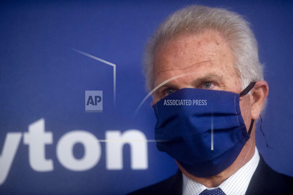 Jake May | Mlive.com Genesee County Prosecutor David Leyton details the shooting resulting in the death of Calvin Munerlyn during a press conference on Monday, May 4, 2020 at the Genesee County Prosecutor's Office in Flint. (Jake May /The Flint Journal via AP)