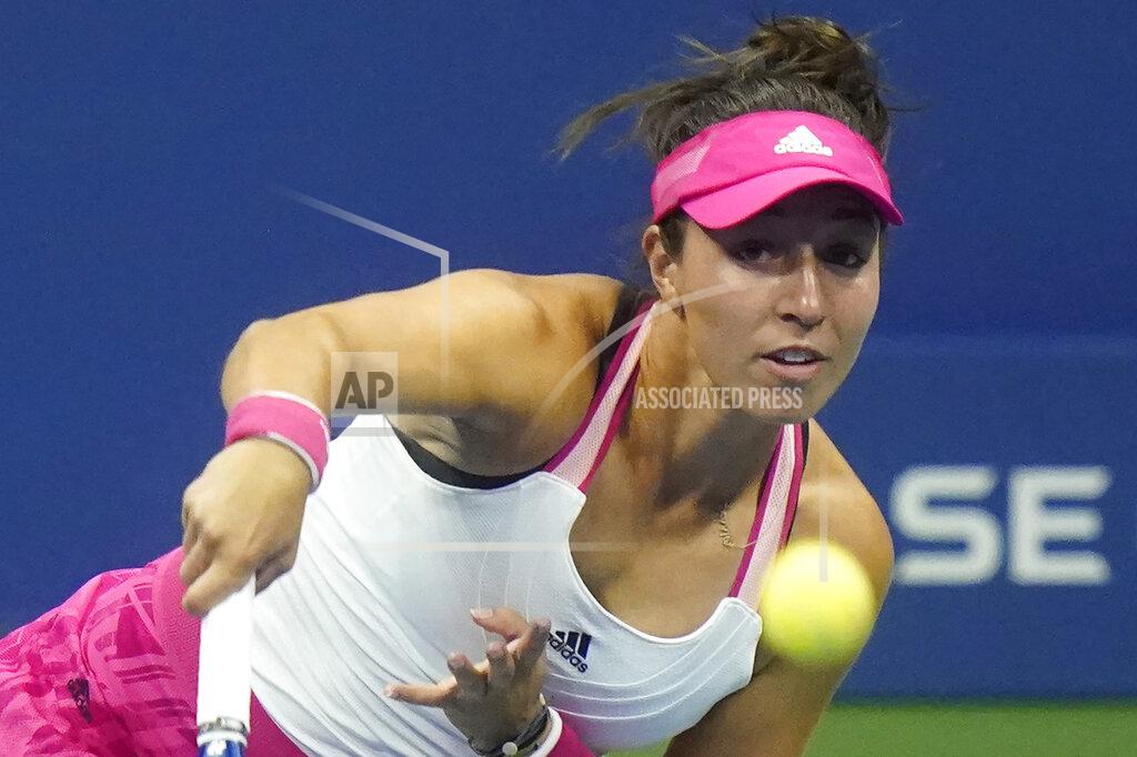 Frank Franklin Ii Jessica Pegula, of the United States returns a shot to Petra Kvitova, of the Czech Republic, serves to Jessica Pegula, during the third round of the U.S. Open tennis championships, Friday, Sept. 4, 2020, in New York. (AP Photo/Frank Franklin II)