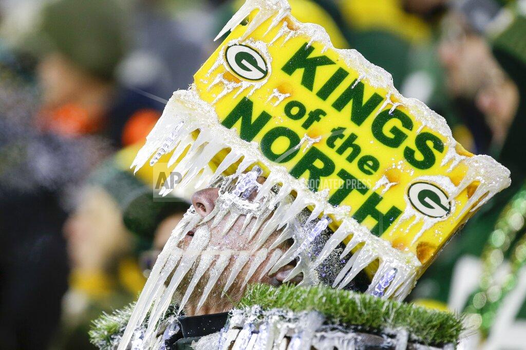 Mike Roemer A fan watches at Lambeau Field during the first half of an NFL divisional playoff football game between the Green Bay Packers and the Seattle Seahawks Sunday, Jan. 12, 2020, in Green Bay, Wis. (AP Photo/Mike Roemer)