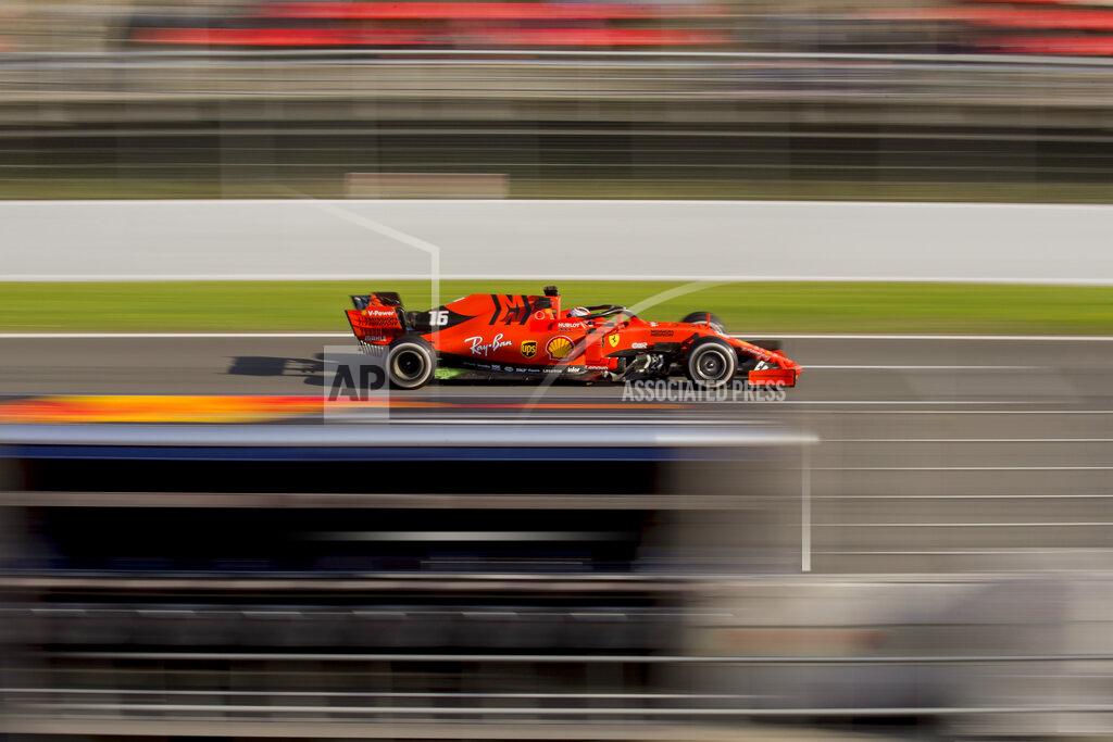Ferrari's Leclerc sets fastest time of F1 preseason tests