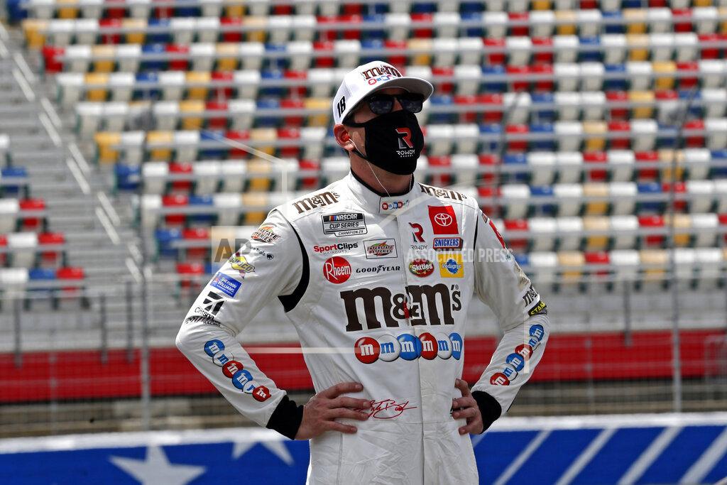 NASCAR champ Busch backs masks in public as common courtesy