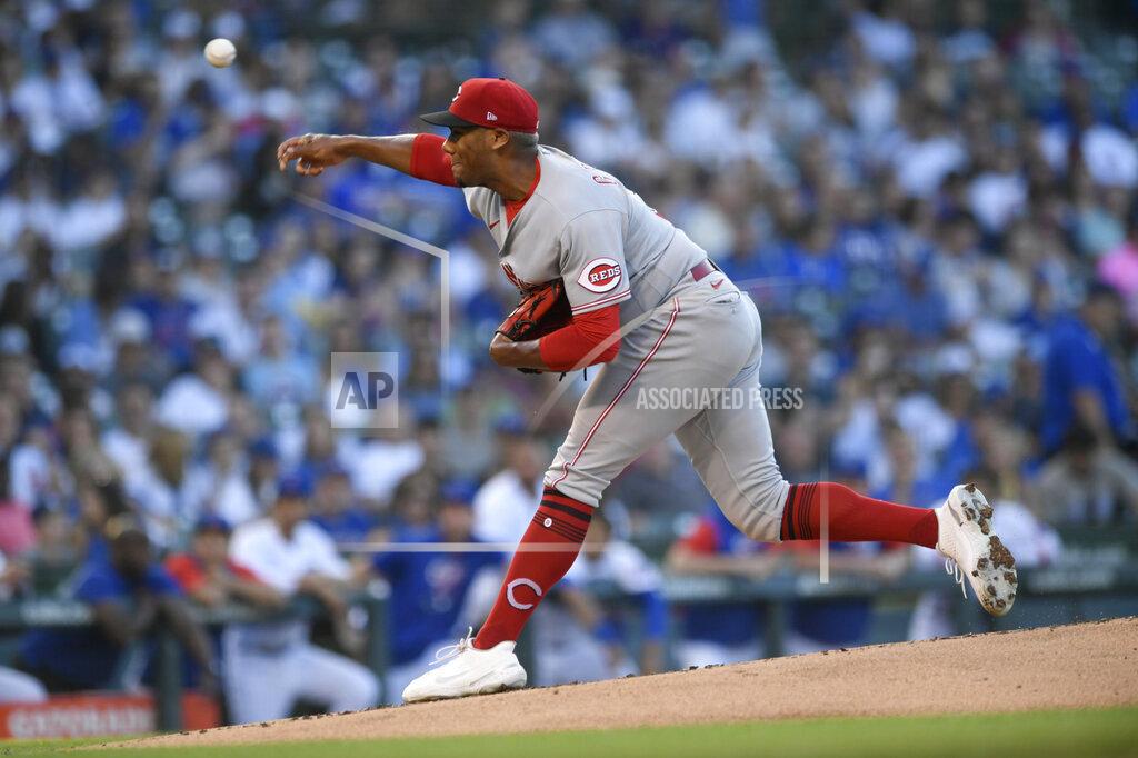 Paul Beaty Cincinnati Reds starter Hunter Greene throws to a Chicago Cubs batter during the first inning of a baseball game Wednesday, June 29, 2022, in Chicago. (AP Photo/Paul Beaty)
