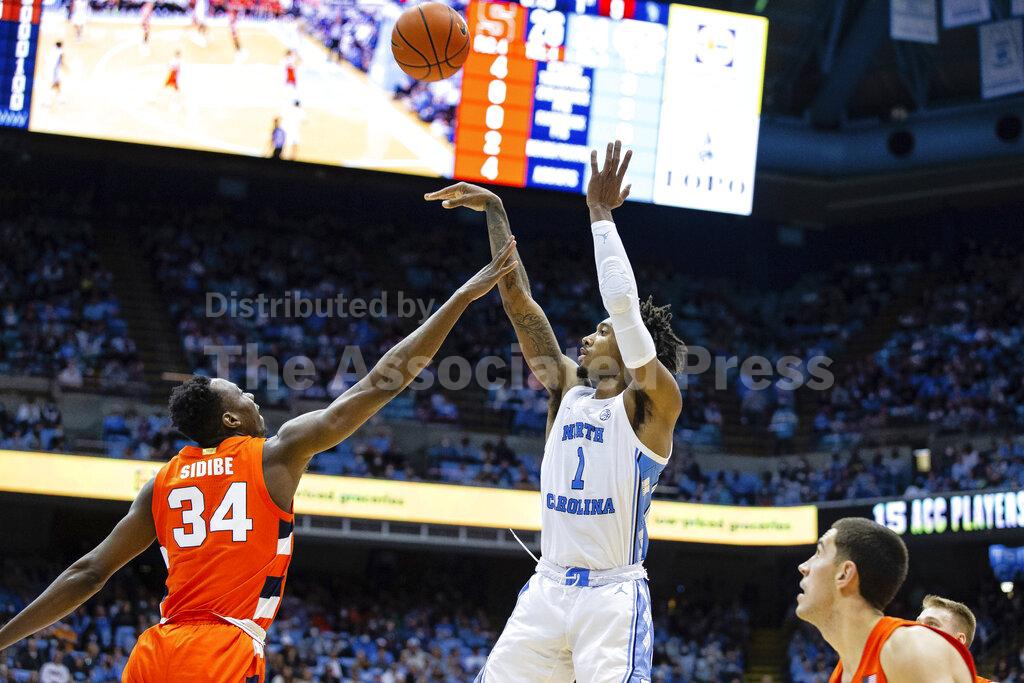 NCAA Basketball 2022 Syracuse at North Carolina FEB 28 Buy Photos AP Images DetailView