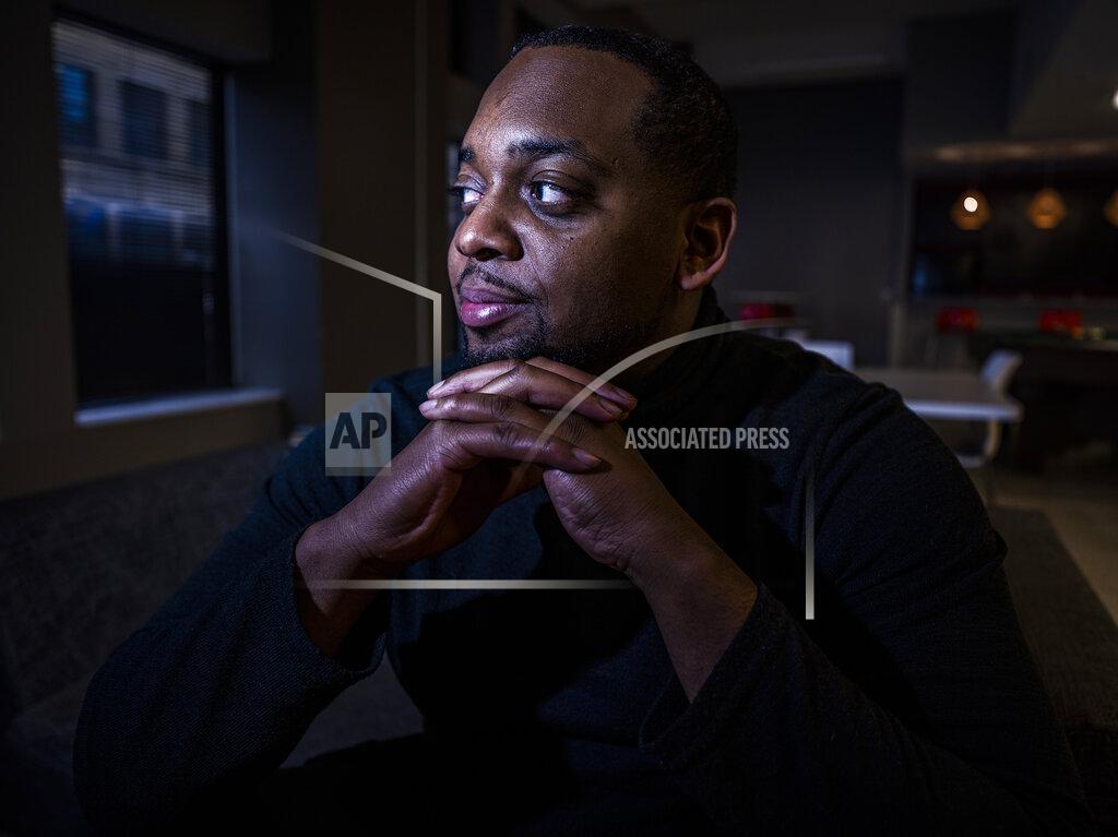 Richard Tsong-Taatarii Brandon Mitchell, a juror in the trial of former Minneapolis police Officer Derek Chauvin for the killing of George Floyd, poses for a picture, Wednesday April 28, 2021, in Minneapolis. (Richard Tsong-Taatarii/Star Tribune via AP)