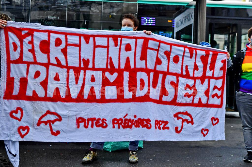 Demonstration Called By Sex Workers Paris Buy Photos AP Images DetailView
