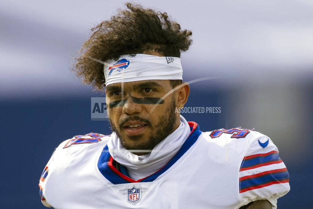 Brett Carlsen FILE - Buffalo Bills strong safety Dean Marlowe walks off the field after an NFL football game against the New York Jets in Orchard Park, N.Y., in this Sunday, Sept. 13, 2020, file photo. The Detroit Lions signed safety Dean Marlowe on Thursday, April 8, 2021, hoping he can help a defense that was one of the worst in NFL history last season. Marlowe played in 15 games last year in his third season with the Buffalo Bills. (AP Photo/Brett Carlsen, File)