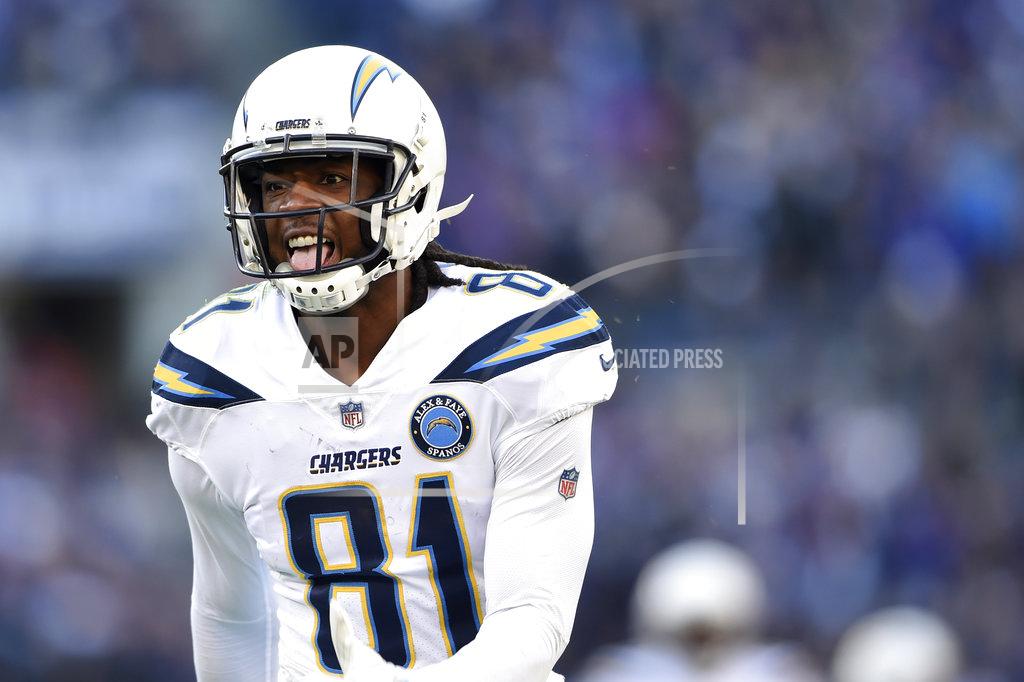 Gail Burton Los Angeles Chargers wide receiver Mike Williams reacts after making a catch for a first down in the second half of an NFL wild card playoff football game against the Baltimore Ravens, Sunday, Jan. 6, 2019, in Baltimore. (AP Photo/Gail Burton)