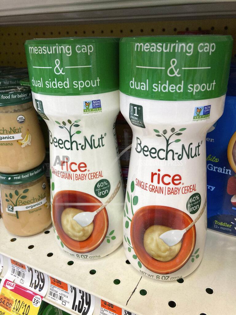 Beech-Nut issues a baby rice cereal recall over arsenic levels