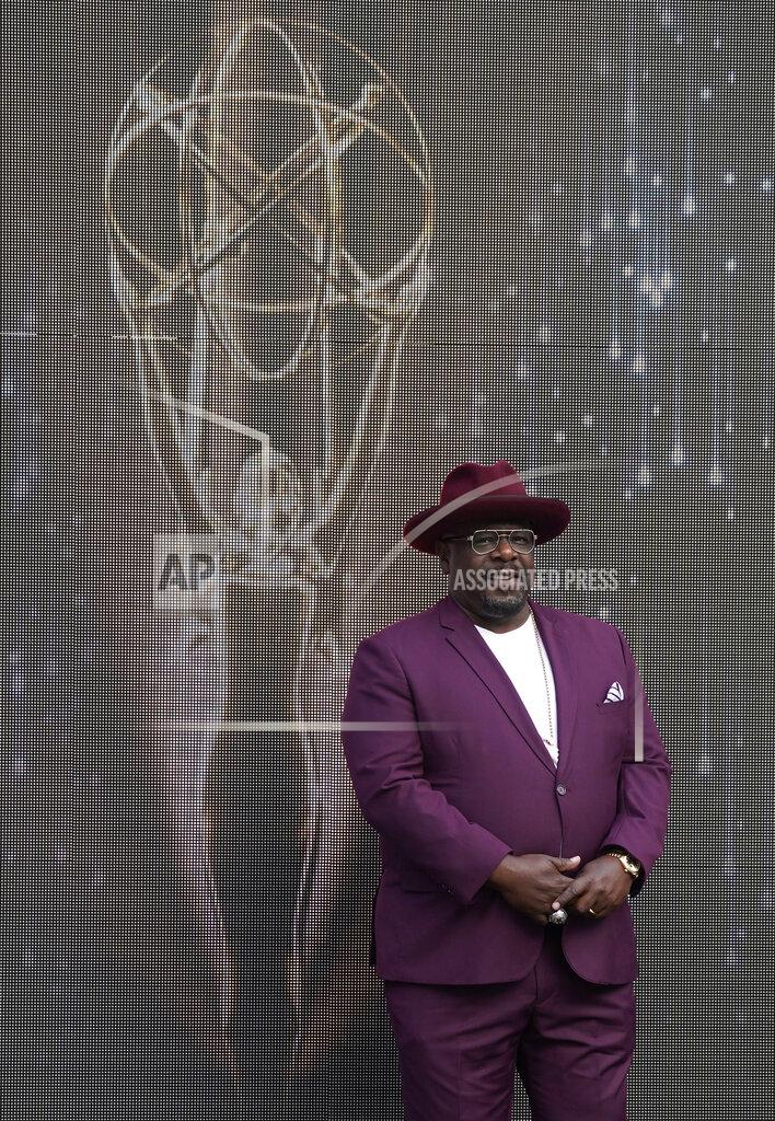 Chris Pizzello Cedric the Entertainer, host of Sunday's 73rd Primetime Emmy Awards, stands onstage during the show's Press Preview Day, Wednesday, Sept. 14, 2021, at the Television Academy in Los Angeles. The awards show honoring excellence in American television programming will be held at the Event Deck at L.A. Live. (AP Photo/Chris Pizzello)