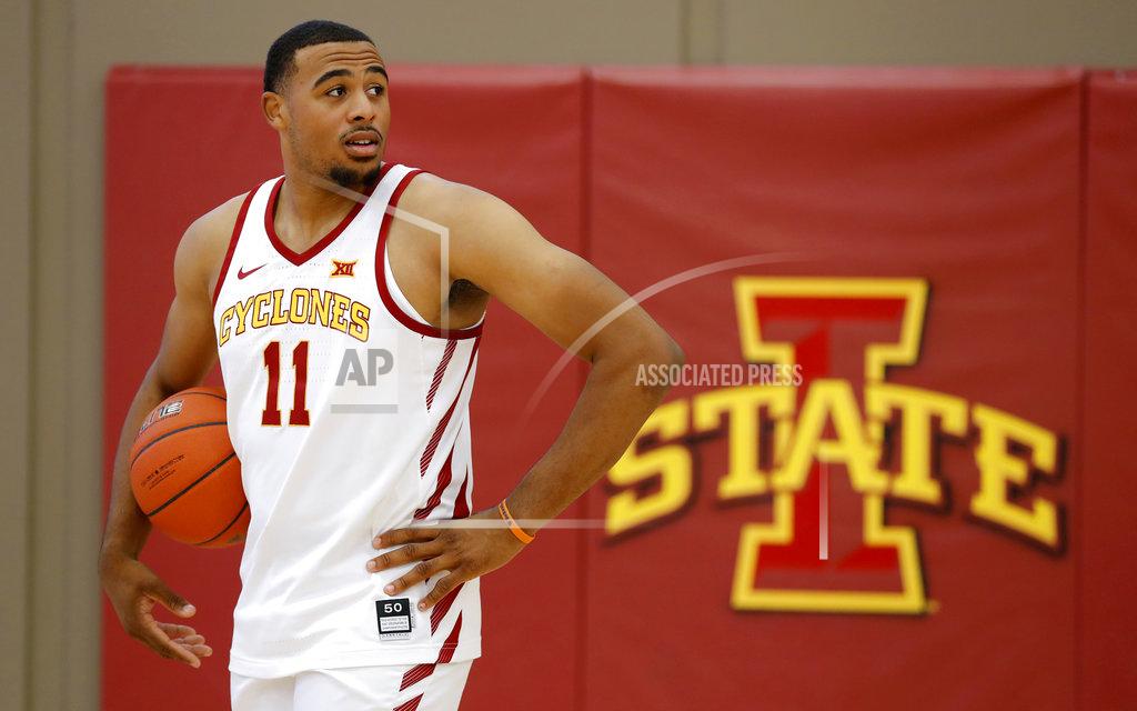 Charlie Neibergall Iowa State guard Talen Horton-Tucker waits to be interviewed during Iowa State's NCAA college basketball media day, Thursday, Oct. 11, 2018, in Ames, Iowa. (AP Photo/Charlie Neibergall)