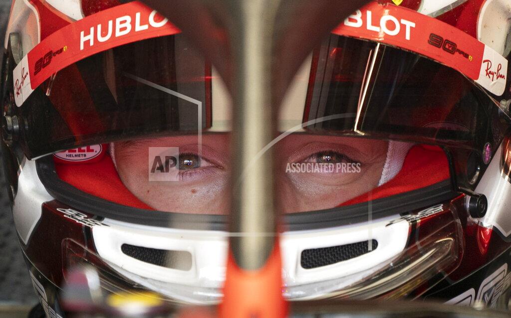 Paul Chiasson Ferrari driver Charles Leclerc of Monaco sits in his car during the second practice session at the Formula One Canadian Grand Prix auto race, Friday, June 7, 2019, in Montreal. (Paul Chiasson/The Canadian Press via AP)