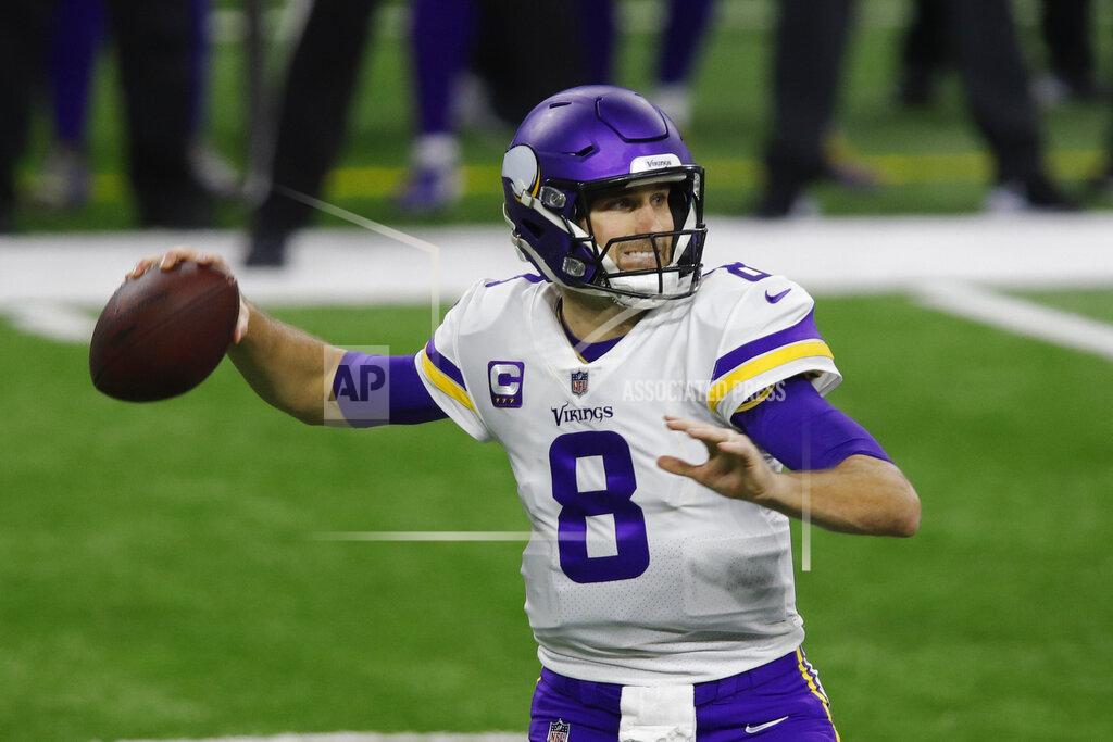 Al Goldis FILE - In this Sunday, Jan. 3, 2021 file photo, Minnesota Vikings quarterback Kirk Cousins throws during the first half of an NFL football game against the Detroit Lions in Detroit. Minnesota Vikings general manager Rick Spielman says the team has no plan to move on from quarterback Kirk Cousins. Spielman's comments were his first on the team's roster since the season ended. (AP Photo/Al Goldis, File)