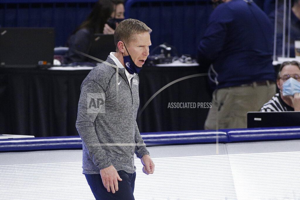 Young Kwak Gonzaga coach Mark Few talks to the team during the second half of an NCAA college basketball game against Pacific in Spokane, Wash., Saturday, Jan. 23, 2021. Gonzaga won 95-49. (AP Photo/Young Kwak)
