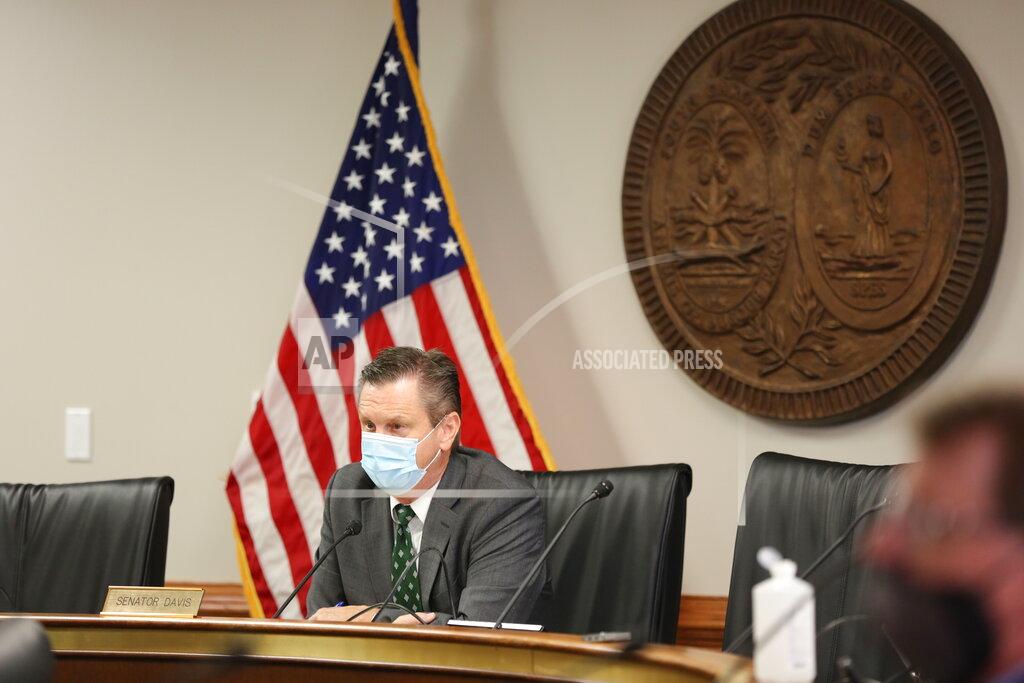 Jeffrey Collins South Carolina Sen. Tom Davis, R-Beaufort, leads a Senate subcommittee hearing on a bill that would ban almost all abortions in the state on Jan. 14, 2021, in Columbia, S.C. The heartbeat abortion bill has stalled in recent years, but appears to have a good chance of passing in 2021.(AP Photo/Jeffrey Collins)