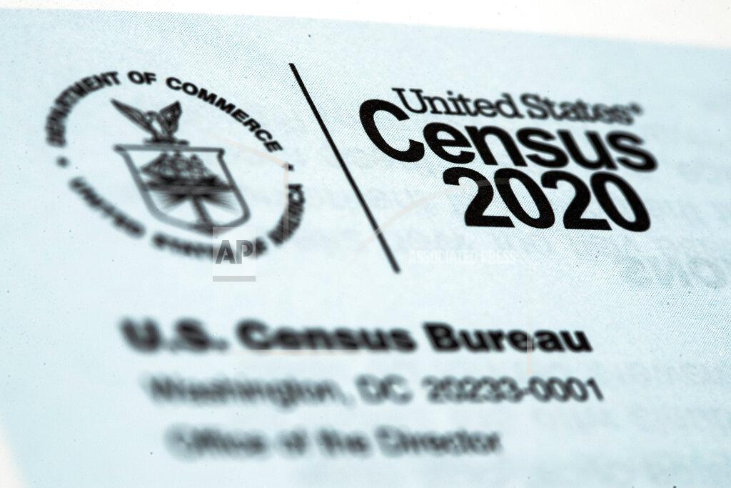 Matt Rourke FILE - This March 19, 2020, file photo, shows a 2020 census letter mailed to a U.S. resident in Glenside, Pa. Just how badly has the new coronavirus impacted life in the U.S.? The U.S. Census Bureau, along with five other federal agencies, will try to answer that question with a new experimental, weekly survey that just got approved earlier this week. (AP Photo/Matt Rourke, File)