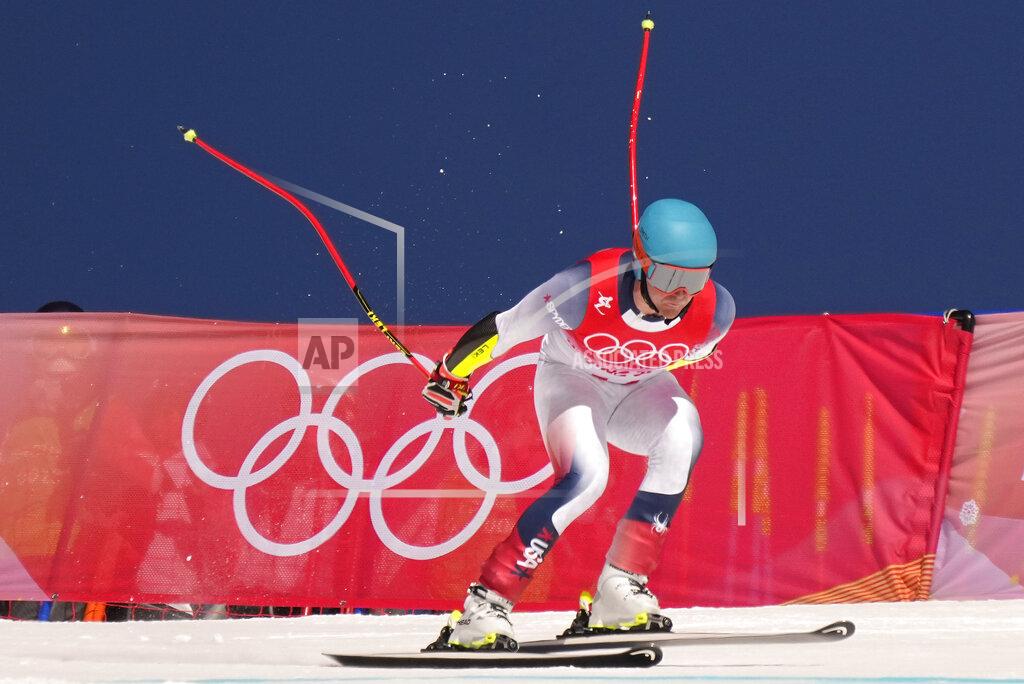 Robert F. Bukaty Ryan Cochran-Siegle of the United States competes in the men's super-G at the 2022 Winter Olympics, Tuesday, Feb. 8, 2022, in the Yanqing district of Beijing. (AP Photo/Robert F. Bukaty)
