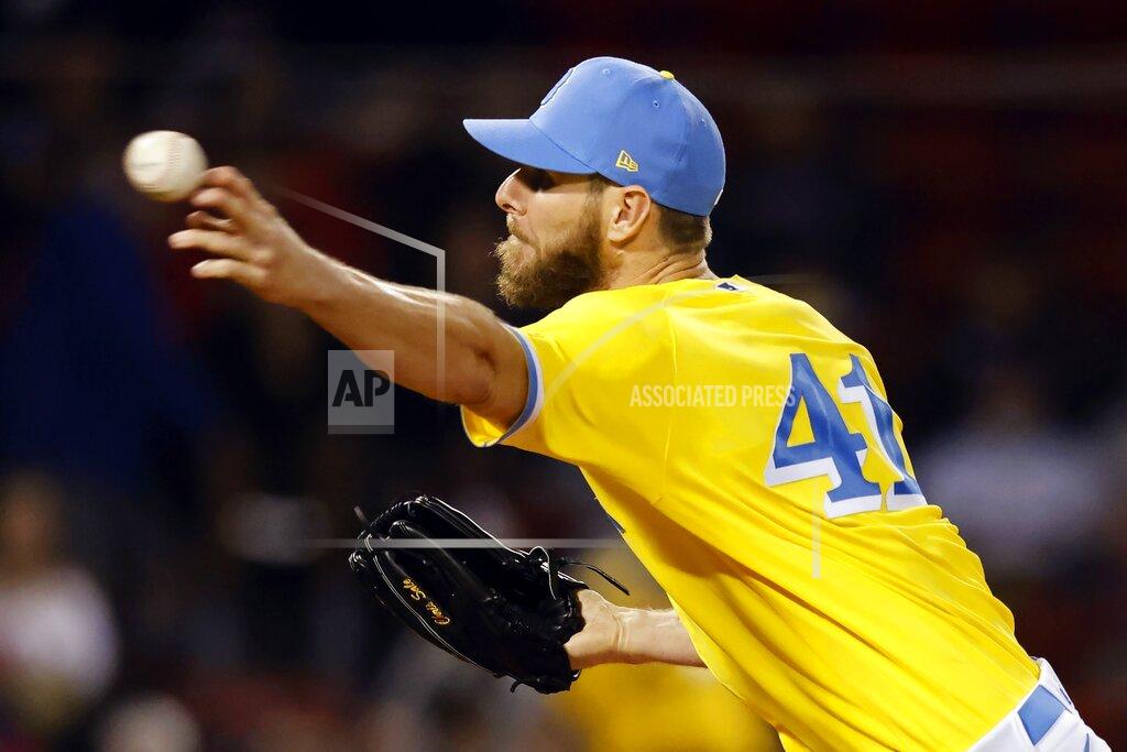 Michael Dwyer Boston Red Sox's Chris Sale pitches during the first inning of the team's baseball game against the Baltimore Orioles, Friday, Sept. 17, 2021, in Boston. (AP Photo/Michael Dwyer)