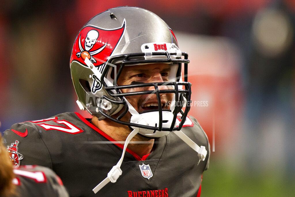 Justin Edmonds Tampa Bay Buccaneers tight end Rob Gronkowski (87) celebrates after a win over the Denver Broncos in an NFL football game, Sunday, Sept.. 27, 2020, in Denver. (AP Photo/Justin Edmonds)