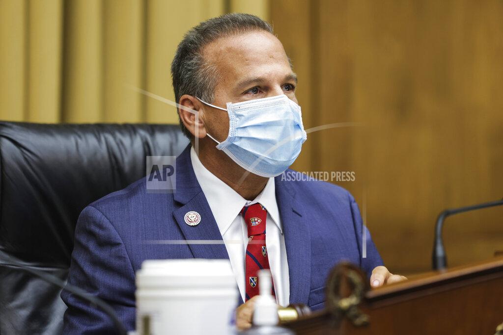 Graeme Jennings Rep. David Cicilline, D-R.I., speaks during a House Judiciary subcommittee hearing on antitrust on Capitol Hill on Wednesday, July 29, 2020, in Washington. (Graeme Jennings/Pool via AP)