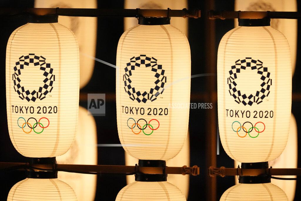 Ashley Landis Lanterns illuminated during the opening ceremony in the Olympic Stadium at the 2020 Summer Olympics, Friday, July 23, 2021, in Tokyo, Japan. (AP Photo/Ashley Landis)